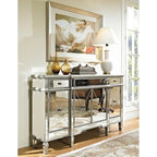 Mobile consolle specchiato oro 60" – 3 ante