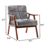 Poltrona di design di metà secolo grigio/marrone/cammello chiaro, a sedile singolo, con cuscino in velluto