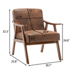 Poltrona di design di metà secolo grigio/marrone/cammello chiaro, a sedile singolo, con cuscino in velluto