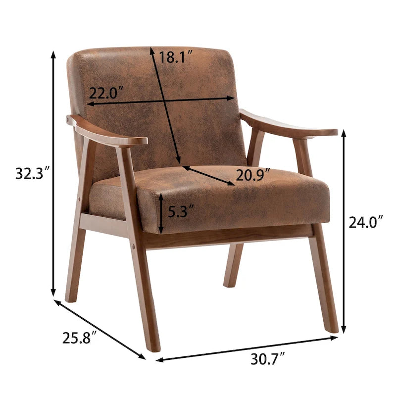 Poltrona di design di metà secolo grigio/marrone/cammello chiaro, a sedile singolo, con cuscino in velluto