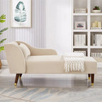 Chaise longue in velluto, stile moderno, 1 posto