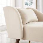 Chaise longue in velluto, stile moderno, 1 posto