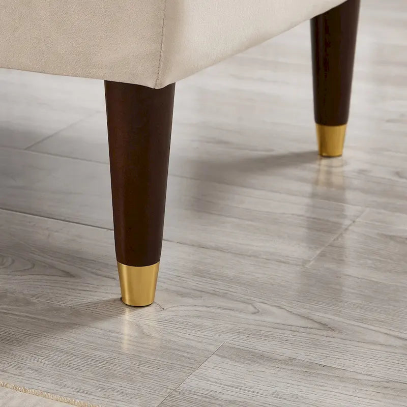 Chaise longue in velluto, stile moderno, 1 posto