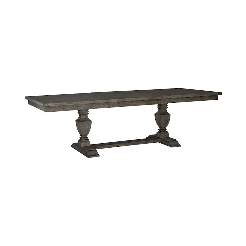 Set tavolo da pranzo con cavalletto Havana Brown, 5 pezzi (4 posti)