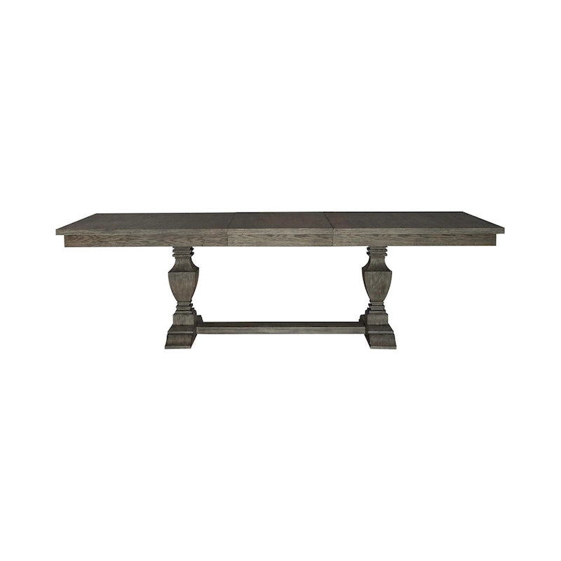 Set tavolo da pranzo con cavalletto Havana Brown, 5 pezzi (4 posti)