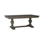 Set tavolo da pranzo con cavalletto Havana Brown, 5 pezzi (4 posti)