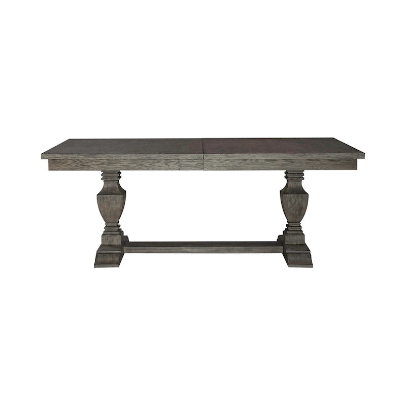 Set tavolo da pranzo con cavalletto Havana Brown, 5 pezzi (4 posti)