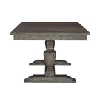 Set tavolo da pranzo con cavalletto Havana Brown, 5 pezzi (4 posti)
