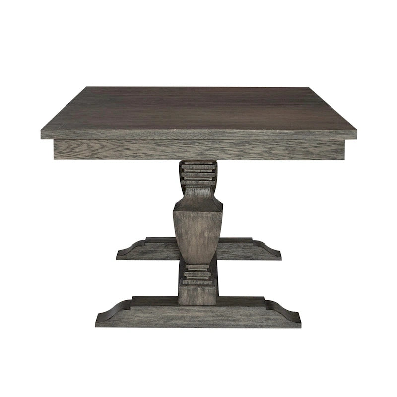 Set tavolo da pranzo con cavalletto Havana Brown, 5 pezzi (4 posti)