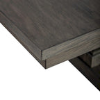 Set tavolo da pranzo con cavalletto Havana Brown, 5 pezzi (4 posti)