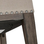 Set tavolo da pranzo con cavalletto Havana Brown, 5 pezzi (4 posti)