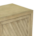 Credenza classica vintage in legno con ripiani interni regolabili