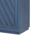 Credenza classica vintage in legno con ripiani interni regolabili