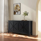 59  Freestanding Storage Cabinet with 4 Doors Buffet/Sideboard