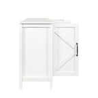 Credenza Buffet 59" con 4 Ante e 4 Ripiani – Nero / Espresso / Bianco