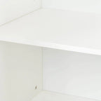 Credenza Buffet 59" con 4 Ante e 4 Ripiani – Nero / Espresso / Bianco