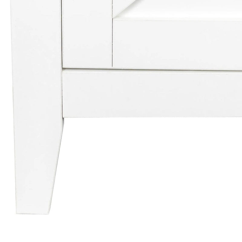 Credenza Buffet 59" con 4 Ante e 4 Ripiani – Nero / Espresso / Bianco