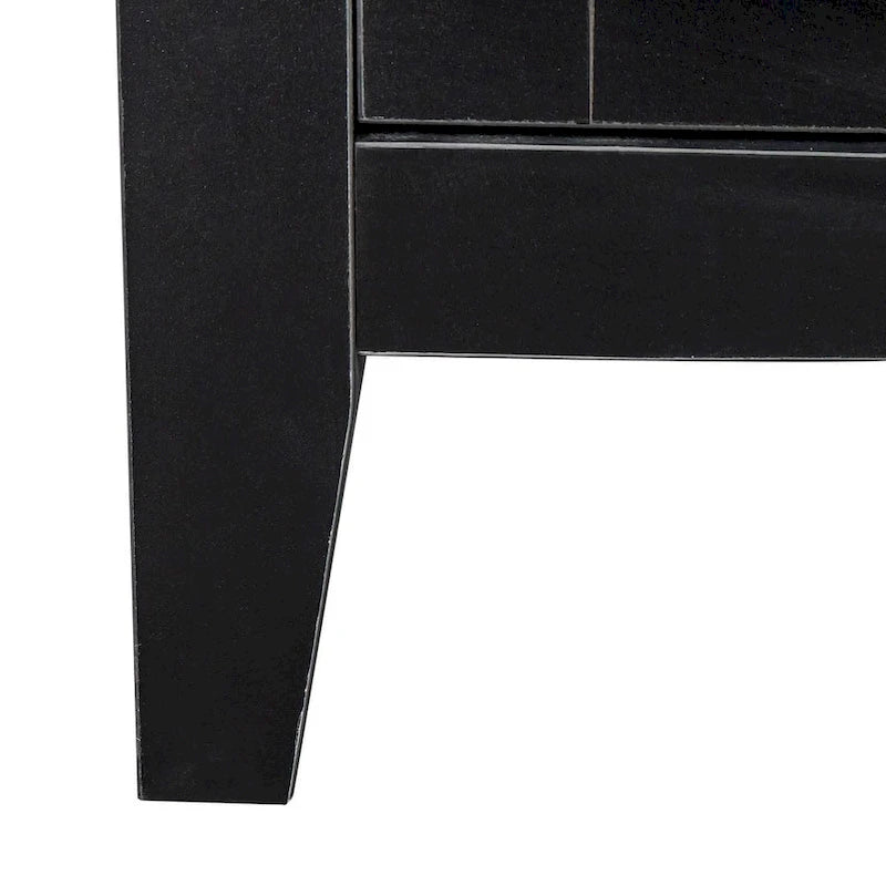Credenza Buffet 59" con 4 Ante e 4 Ripiani – Nero / Espresso / Bianco