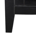 Credenza Buffet 59" con 4 Ante e 4 Ripiani – Nero / Espresso / Bianco