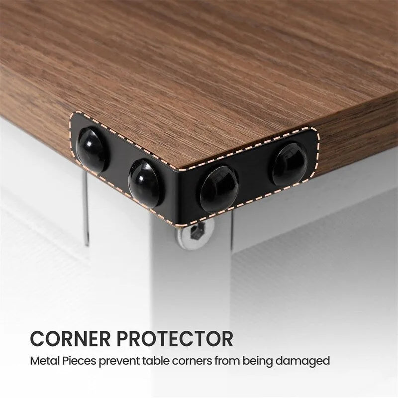 Tavolino da Caffè Bianco con 4 Cassetti Contenitori, Piano in MDF, Posti a Sedere 1–2