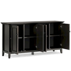 Credenza contenitore transitoria Hickory Brown a 4 ante – Utente singolo