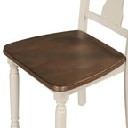 Set da pranzo per 6 persone stile rustico bianco – Tavolo, 4 sedie e panca
