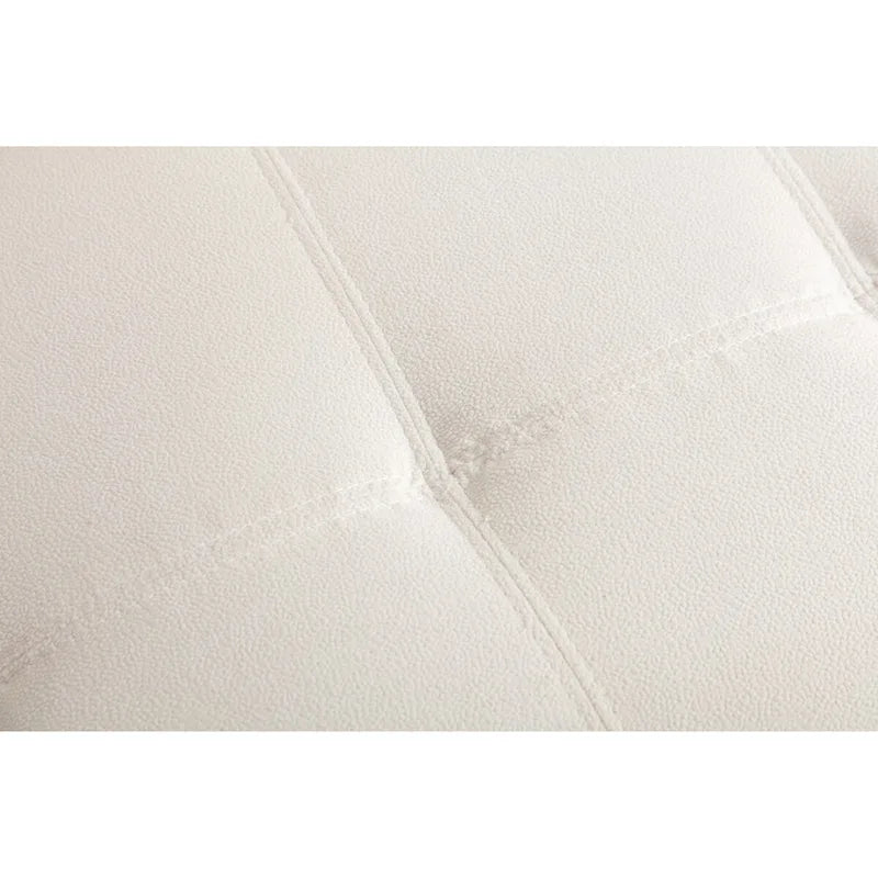 Divano letto componibile a 2 posti a L in velluto beige con chaise longue contenitore